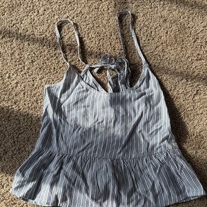 Hollister Striped Sleeveless Top
